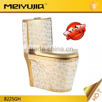 Golden wc with basin S trap 250mm sanitary ware one piece toilet
