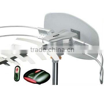 Outdoor TV antenna with remote control