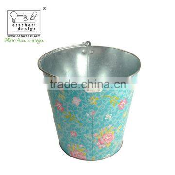 printed zinc galvanized Bucket maui charm print 12ltrs