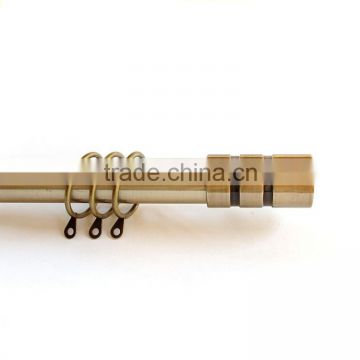 brass cylinder single curtain rod curtain tube
