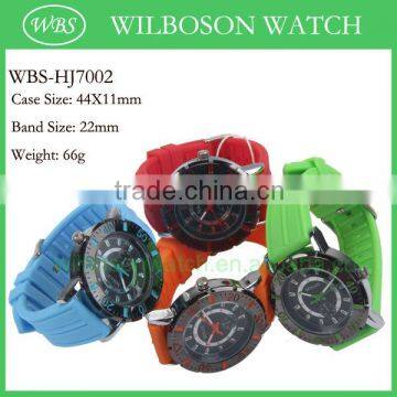 Japan movt quartz silicone watches whosale