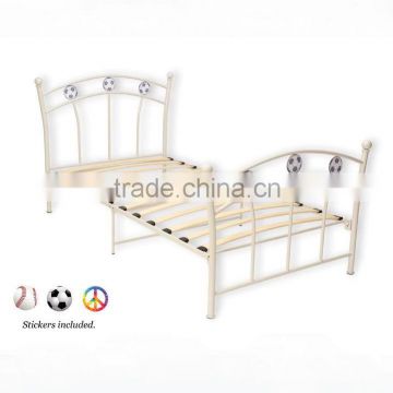 39 inch Twin size kids bedroom metal bed frame furniture