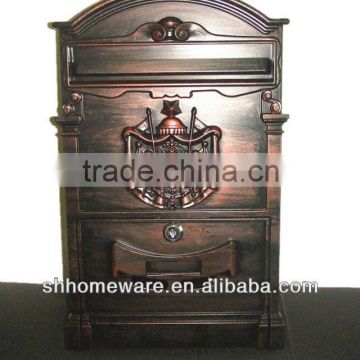 wall mounted antique bronze mailbox (LB-001)