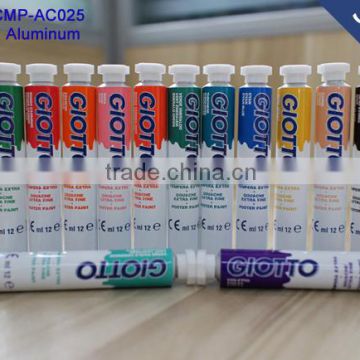 High Quality cosmetic aluminum packing tube with screw cap