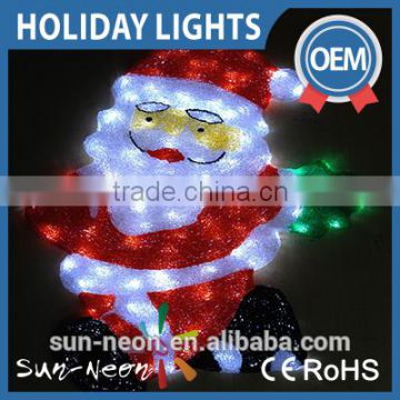 Led Motif Light Holiday Light Led Christmas Santa 2d Motif Light