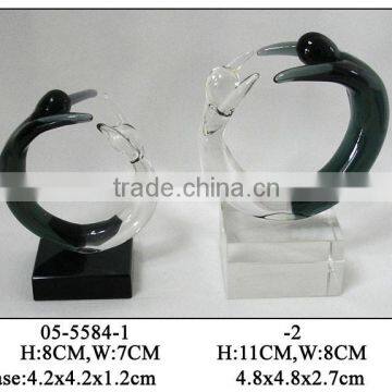 glass figures decoration