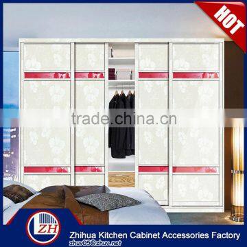 Double color wardrobe design furniture bedroom simple wardrobe designs