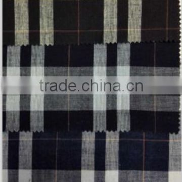 High quality 100% cotton indigo yarn dyed fabric for garment