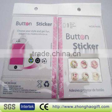 Wholesale home button sticker for iphone