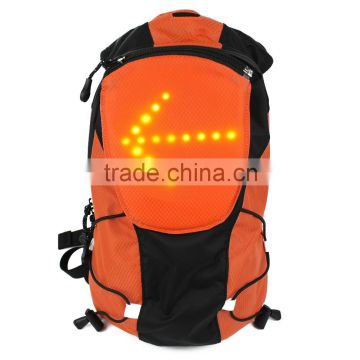 2016 Latest Wireless LED Pilot Lamp Turn Signal Light Backpack 5L With Remote Control for Bike/Hiker Traffic Safety