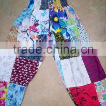 Cotton Patchwork Nathan Trouser