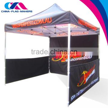 custom made event print tent with half wall for exhibition