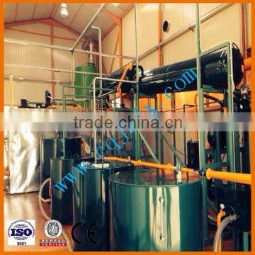 Without pollution to get new base oil from used lubricant oil !ZSA china waste engine oil extraction