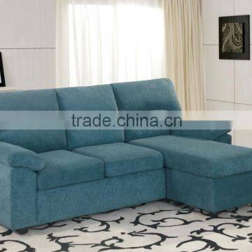New arrival comfortable fabric corner sofa set, Living room furniture