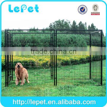 Wholesale Large outdoor galvanized enclosure for dog/welded wire dog kennel