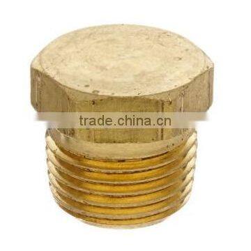 1/2" NPT Male Cored Hex Head Plug