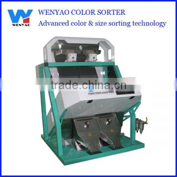 high speed ejectors 2 chutes electronic CCD barite color sorter machine