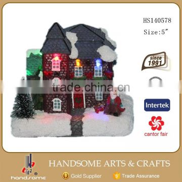 5 Inch Hot Selling New Design LED Christmas Village House