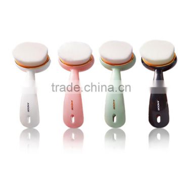 2015 hot sale facial cleansing brush with handle