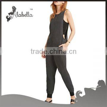 Jumpsuit women with sleeveless apperal and long pant