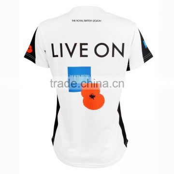 China cheap wholesale sublimation print dry fit running shirt