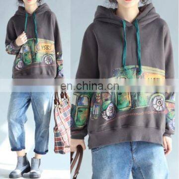 Fashion Hooded Sweater winter Women Casual short Sweatshirt pullover Hoodies