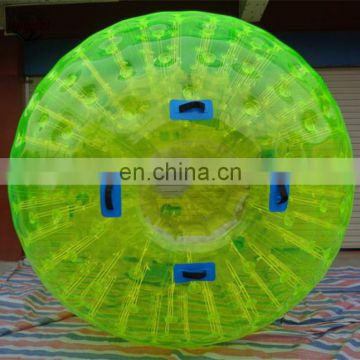 Transparent plastic orbing inflatable zorb ball