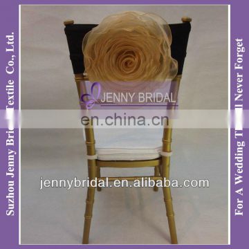 C116F Fancy Artificial Organza Chair Flowers