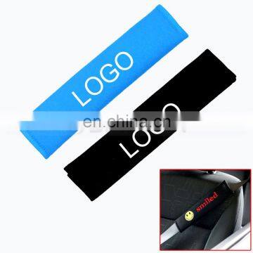 10 inch Long Black/Blue/Red Car Seat Belt Cover Cushion Shoulder Harness Pad