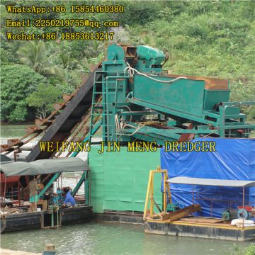 Abrasive Resistance Channel Cleanning Iron Separation Bucket Chain Gold Dredger