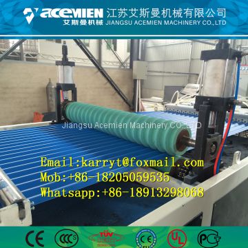 Synthetic resin roof tile machine