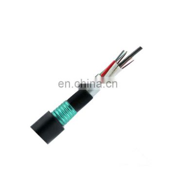 Factory Price G652d Single Mode Armored Direct Buried Duct Underground Fiber Optic Cable GYTY53