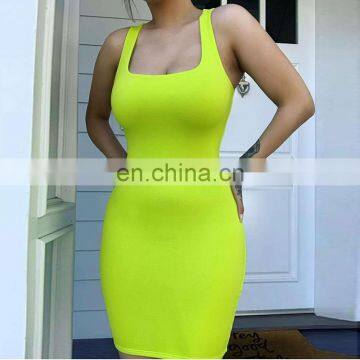 2020 New Arrivals Best Sellers Women Casual Dresses Ladies Backless Sleeveless Dresses Summer Dresses Women Clothing