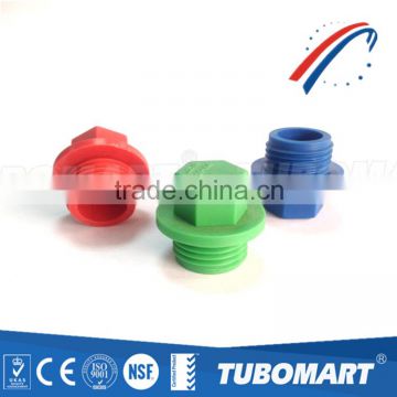 OEM high quality made in China PPR fittings Pipe plug for ppr pipe water pipe with competitive price