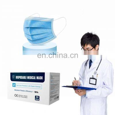 Disposable mask with three layers of filter protection, dustproof, breathable, and fusible spray cloth