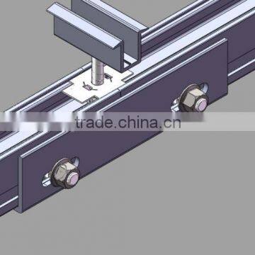 anodized analuminum Solar Panel Mounting parts