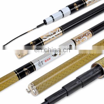 Carbon Ultra-light Carbon Fiber Telescopic Fishing Long Rod Portable Travel River Rod Taiwan Rod