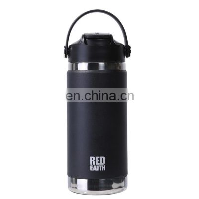 Food grade 550ml 18/8 Stainless Steel Vacuum Insulated Water Bottle with straw