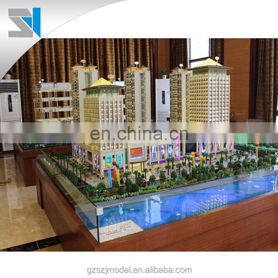 High rise building model, Comercial scale model 1:150