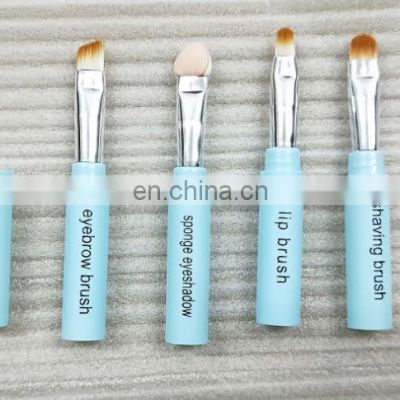 4 in 1 Makeup Brushes Lip Eyeshadow Eyebrow Brush Beauty Makeup Brush Set
