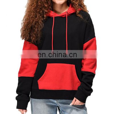 Multi Colored Fashion For Women Street Wear two tone pullover hoodies sweatshirts for women ladies oversized hoodie
