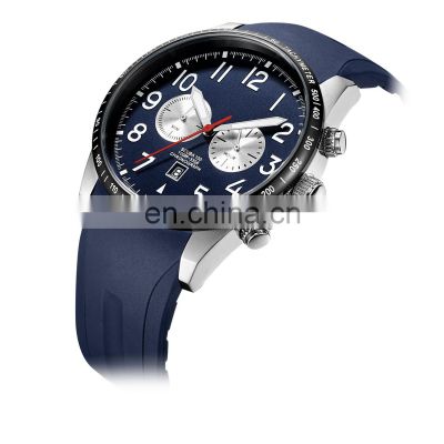 2022 Luxury Japanese Movement Sport Waterproof Chronograph Wrist Watch For Man Custom Logo Watch Designer Brand Man Quartz Watch
