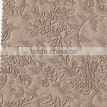 Golden Flower Wall Decoration PVC Artificial Leather