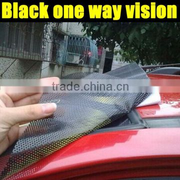 black one way vision for window covering 1.07*50m
