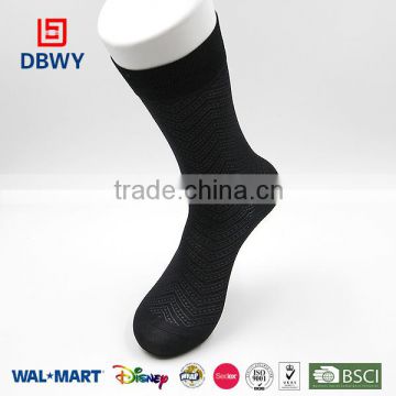 Custom black 100% mercerized cotton short men socks