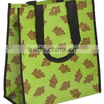 PP shopping bags with long ribbon handle