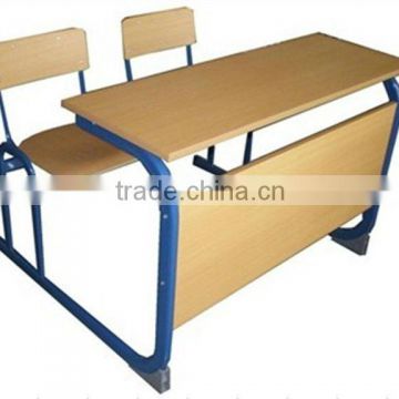 Student desk and chair/Double classroom furniture/School furniture desk and chair for sale/School study table and chair