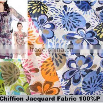 100% polyester printed georgette fabric
