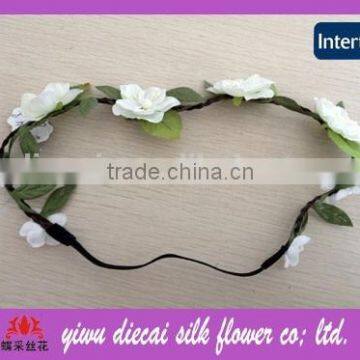 Promotion hair flower braid headband