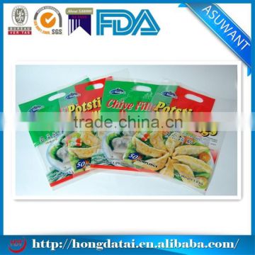 Certificate heat seal resealable plastic bags for snack food